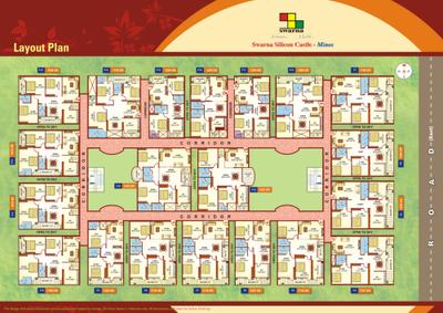 Image of 1658 Sq.ft 3 BHK Apartment / Flat for sale in Swarna Silicon Castle Minos by Swarna Constructions, Hoodi, Bengaluru for Rs. 13300000