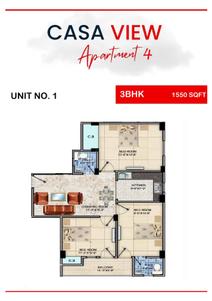 Image of 1090 Sq.ft 2 BHK Apartment / Flat for sale in Trinity Casa View Apartment 4, Noida Extension, Greater Noida for Rs. 5245000
