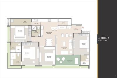 Image of 3475 Sq.ft 4 BHK Apartment / Flat for sale in Nysa Essence 51, Ghatlodiya, Ahmedabad for Rs. 37000000