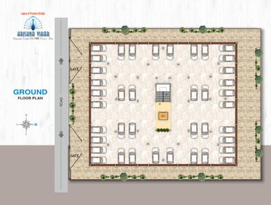 Image of 1500 Sq.ft 2 BHK Penthouse for sale in Krishna Vihar, Zingabai Takli, Nagpur for Rs. 8000000