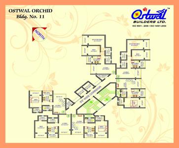 Image of 670 Sq.ft 1 BHK Apartment / Flat for sale in Shree Ostwal Ostwal Orchid, Mira Road East, Mira Bhayandar for Rs. 5600000