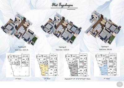 Image of 1073 Sq.ft 2 BHK Apartment / Flat for sale in Sree Krishna Enclave, Nagerbazar, Kolkata for Rs. 5700000