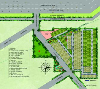 Image of 153 Sq.ft Residential Plot / Land for sale in ROF Insignia Park 2, Sector 95, Gurgaon for Rs. 25200000