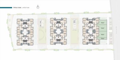 Image of 1125 Sq.ft 2 BHK Apartment / Flat for sale in Associated Vandanam, Gota, Ahmedabad for Rs. 6500000