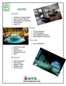 Image of 1600 Sq.ft 3 BHK Apartment / Flat for sale in ATS Greens Village, Sector 93A, Noida for Rs. 38000000