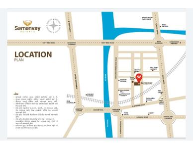 Image of 1200 Sq.ft 2 BHK Apartment / Flat for sale in Dream Samanvay Heights Phase 2, Bhagwatipara, Rajkot for Rs. 2200000