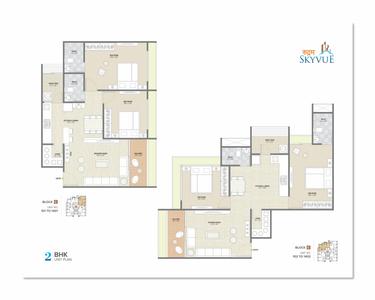 Image of 2313 Sq.ft 3 BHK Apartment / Flat for sale in Rudram Skyvue, Gota, Ahmedabad for Rs. 12500000