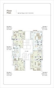 Image of 700 Sq.ft 2 BHK Apartment / Flat for sale in Kashish Park Tower, Dharamveer Nagar, Thane for Rs. 12500000