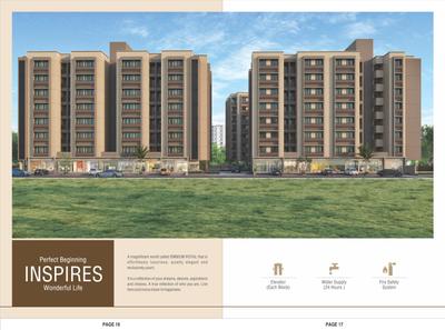 Image of 565 Sq.ft 2 BHK Apartment / Flat for sale in Omnium Royal View Tower A To D, Nana Chiloda, Ahmedabad for Rs. 4000000