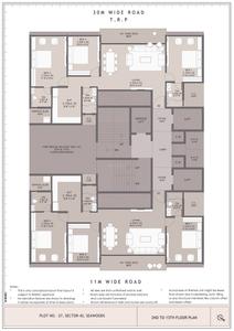 Image of 2120 Sq.ft 3 BHK Apartment / Flat for sale in Platinum Westwoods, Nerul, Navi Mumbai for Rs. 38500000