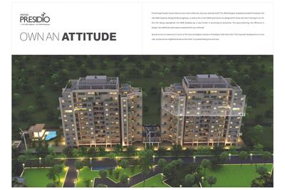 Image of 600 Sq.ft 1 BHK Duplex for sale in Prithvi Presidio Buiding B Phase 1, Hadapsar, Pune for Rs. 9500000