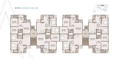 Image of 550 Sq.ft 2 BHK Apartment / Flat for sale in Abhilashha Residency, Lambha, Ahmedabad for Rs. 2150000