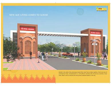 Image of 1600 Sq.ft 3 BHK Apartment / Flat for sale in Ansal Town Phase II, Daudpur, Alwar for Rs. 4000000