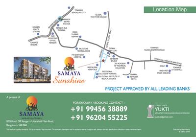 Image of 1145 Sq.ft 2 BHK Apartment / Flat for sale in Samaya Sunshine, Srinivaspura, Bengaluru for Rs. 9146000
