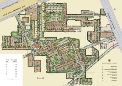Image of 2450 Sq.ft 4 BHK Builder Floor for sale in Emaar Emerald Hills Exclusive Plots, Sector 65, Gurgaon for Rs. 44900000