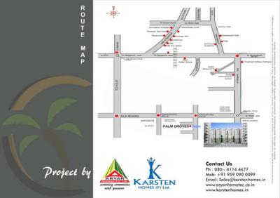 Image of 806 Sq.ft 2 BHK Apartment / Flat for sale in Karsten Palm Groves Block A, Marsur, Bengaluru for Rs. 4500000