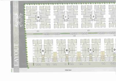 Image of 1050 Sq.ft 3 BHK Apartment / Flat for sale in Ambica Kishan Glory, Bill, Vadodara for Rs. 5000000