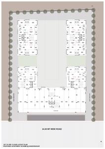 Image of 2763 Sq.ft 3 BHK Apartment / Flat for sale in Saharsh The Midas, Kudasan, Gandhinagar for Rs. 13508000