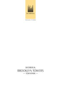 Image of 1865 Sq.ft 3 BHK Apartment / Flat for sale in Sobha Brooklyn Towers Town Park Phase 2 W2, Yadavanahalli, Bengaluru for Rs. 24500000