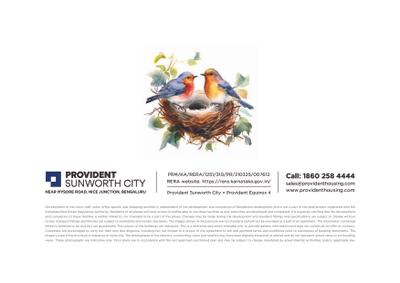 Image of 1082 Sq.ft 3 BHK Apartment / Flat for sale in Provident Equinox 4, Venkatapura, Kambipura, Bengaluru for Rs. 10500000