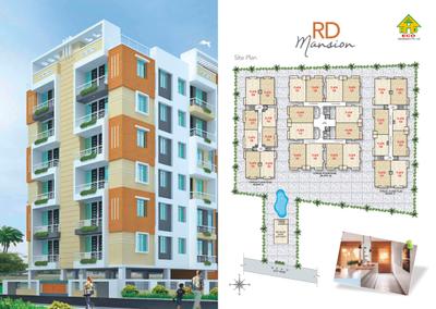 Image of 850 Sq.ft 2 BHK Apartment / Flat for sale in R D Mansion, Danapur, Patna for Rs. 6500000