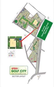 Image of 1050 Sq.ft 2 BHK Apartment / Flat for sale in The Antriksh Golf City, Sector 150, Noida for Rs. 11000000