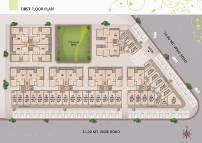 Image of 1200 Sq.ft 2 BHK Apartment / Flat for sale in Akshar Al Muqaam, Bhayli, Vadodara for Rs. 3500000