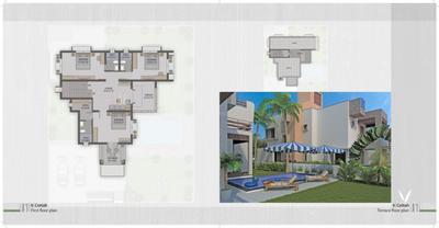 Image of 1700 Sq.ft 3.5 BHK Villa for sale in India Greenland the Eco Village, Makrampur, Kolkata for Rs. 6800000