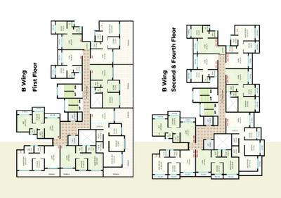 Image of 950 Sq.ft 2 BHK Apartment / Flat for sale in Paramount Enclave Phase 1, Palghar, Mumbai for Rs. 3199000