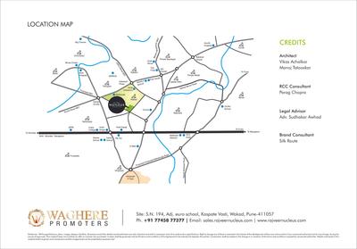 Image of 1165 Sq.ft 2 BHK Apartment / Flat for sale in Waghere Rajveer Nucleus, Wakad, Pune for Rs. 8400000