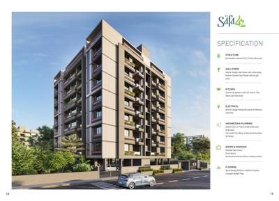 Image of 695 Sq.ft 2 BHK Apartment / Flat for sale in Sky Safa 42, Vavol, Gandhinagar for Rs. 6500000