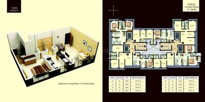 Image of 800 Sq.ft 1 BHK Apartment / Flat for sale in Ashoka Swaroop Residency, Ghatkopar East, Mumbai for Rs. 9500000