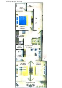 Image of 1290 Sq.ft 3 BHK Apartment / Flat for sale in Mahadev Shivakshi Homes, Govindpuram, Ghaziabad for Rs. 4288552