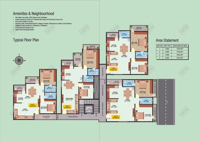 Image of 1170 Sq.ft 2 BHK Apartment / Flat for sale in K And T Sai Swastik, Electronic City, Bengaluru for Rs. 5790000
