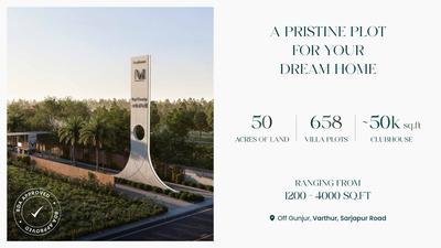 Image of 2400 Sq.ft Residential Plot / Land for sale in IVY County, Gunjur, Bengaluru for Rs. 28509800