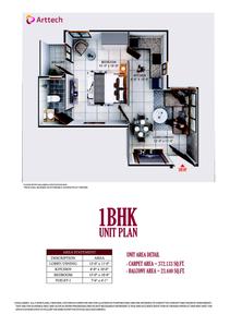 Image of 1045 Sq.ft 2.5 BHK Apartment / Flat for sale in Arttech Maulshree Heights, Sector 84, Faridabad for Rs. 10000000