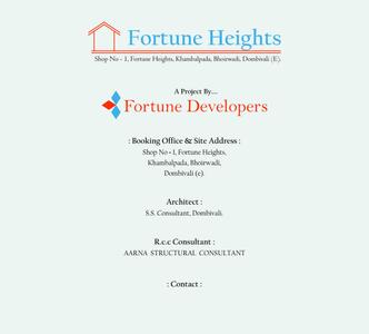 Image of 1270 Sq.ft 2 BHK Apartment / Flat for sale in Fortune Heights by Fortune Developers, Kurmannapalem, Visakhapatnam for Rs. 4000000