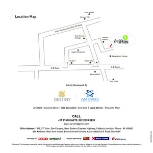 Image of 525 Sq.ft 1 BHK Apartment / Flat for sale in JVM Shubham, Kasarvadavali, Thane for Rs. 6100000