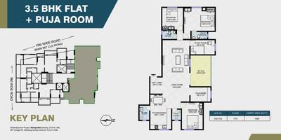 Image of 1400 Sq.ft 3 BHK Apartment / Flat for sale in Ashwamedh Ratnaprabha, Kothrud, Pune for Rs. 19500000