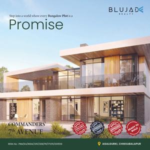 Image of 2400 Sq.ft Residential Plot / Land for sale in Smart Commanders 7th Avenue, Chikkaballapura Town, Chikballapur District for Rs. 9600000