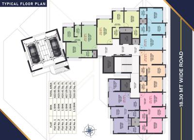 Image of 570 Sq.ft 1 BHK Apartment / Flat for sale in Shree Nirala Opal, Borivali East, Mumbai for Rs. 9400000