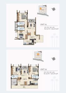 Image of 905 Sq.ft 2 BHK Apartment / Flat for sale in Palms By Umiya, Candolim, Goa for Rs. 20000000