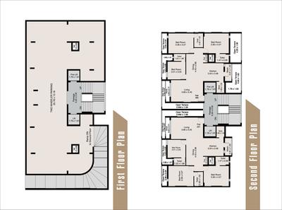 Image of 963 Sq.ft 3 BHK Apartment / Flat for sale in Balaji Heaven Heights, Mota Mava, Rajkot for Rs. 7300000