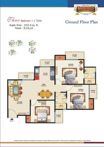 Image of 2030 Sq.ft 4 BHK Penthouse for sale in Amrapali Princely Estate, Sector 76, Noida for Rs. 20000000