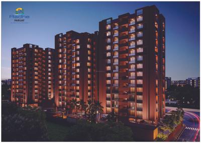Image of 1800 Sq.ft 3 BHK Apartment / Flat for sale in Vastu Radhe Parijat, New Maninagar, Ahmedabad for Rs. 5800000