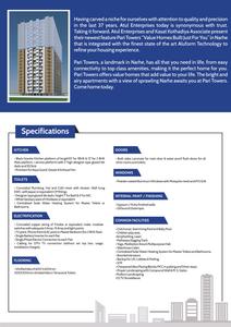 Image of 1000 Sq.ft 2 BHK Apartment / Flat for sale in Atul Pari Towers, Mokarwadi, Pune for Rs. 6099999