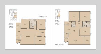 Image of 1072 Sq.ft 3 BHK Apartment / Flat for sale in Sarthak Sarjak II, Bhaijipura, Gandhinagar for Rs. 10500000
