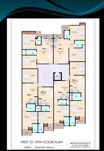 Image of 630 Sq.ft 1 BHK Apartment / Flat for sale in A S Homes Apartment, Sector 73, Noida for Rs. 2575000