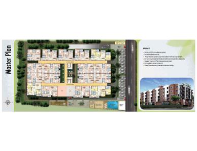 Image of 912 Sq.ft 3 BHK Apartment / Flat for sale in SaiRam Sai Ram Gardenia, Chikkakannalli, Bengaluru for Rs. 9200000