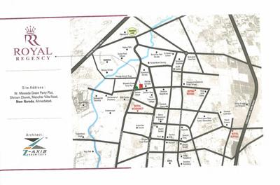 Image of 600 Sq.ft 2 BHK Apartment / Flat for sale in RR Royal Regency, Nikol, Ahmedabad for Rs. 5500000